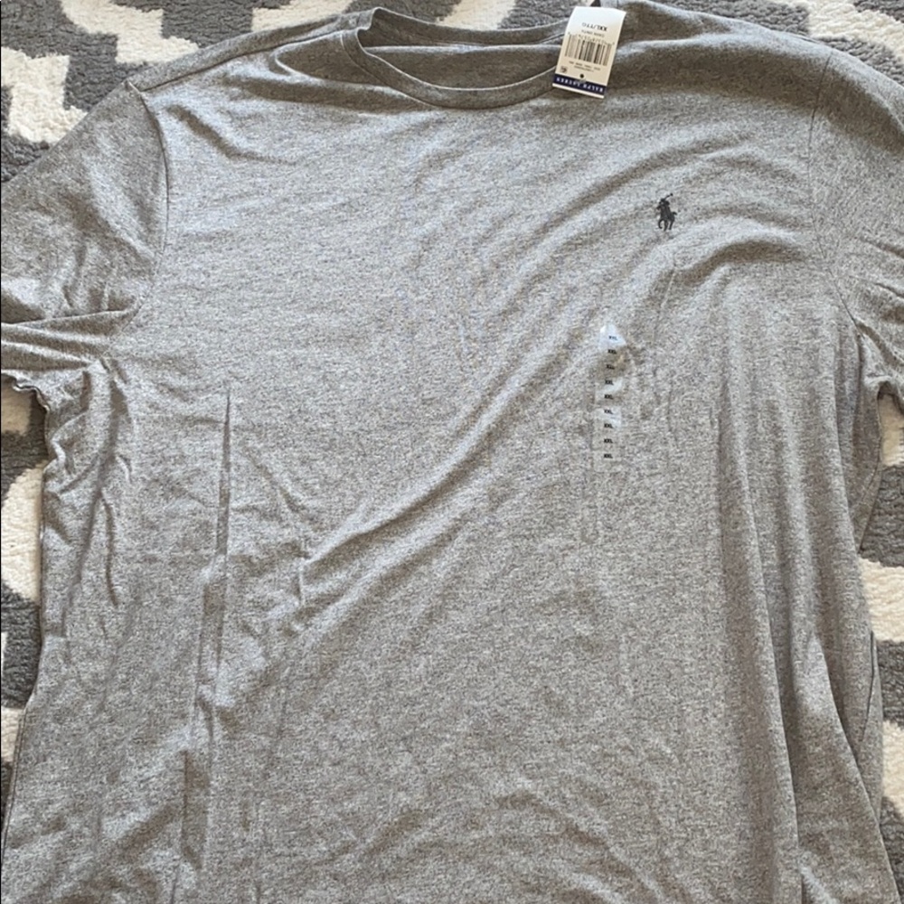 Mens polo long sleeve shirt